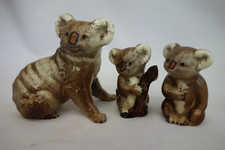 Vintage Beswick China Koala Family Figures – 9cm High – Good Cond