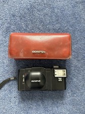 Olympus XA 35mm Film Camera + A11 Flash + Red Olympus Case – Classic Rangefinder