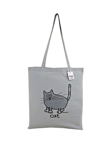 Reusable bag cute - cute, cat