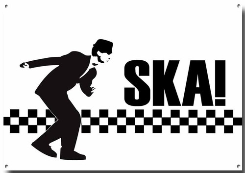 Ska metal sign mods and - ska,