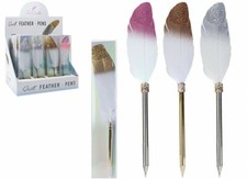 Feather Glitter Pen Wedding