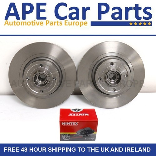 Rear brake discs solid - 2x,