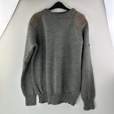 Woolovers heavyweight shooting jumper Grey 100% British Wool Size M Read