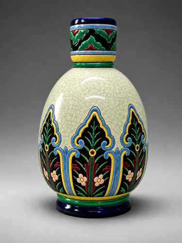 Rare émaux longwy art - rare, deco