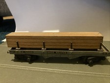 Hornby Dublo, 30ton Tin Bogie Bolster Wagon, M270550, Rolling Stock
