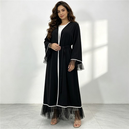 Muslim women open kimono - muslim, abaya