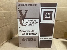 1984 GM to Vendor Conversion