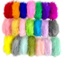 Turkey Marabou Feathers 50 pcs - Soft & Fluffy 28 Colours to Choose from - 1011