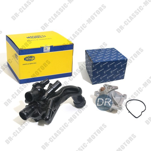 Engine water pump thermostat - water, pump+thermostat