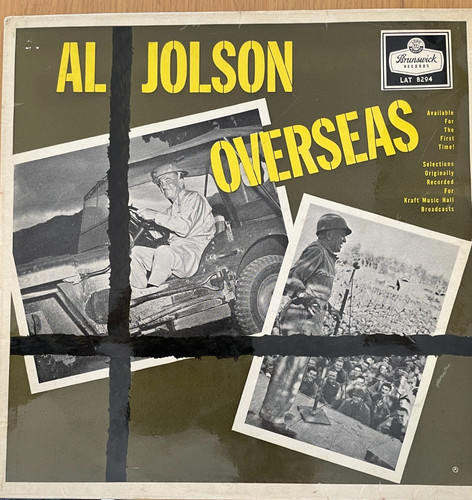 Jolson overseas vinyl lp - jolson,
