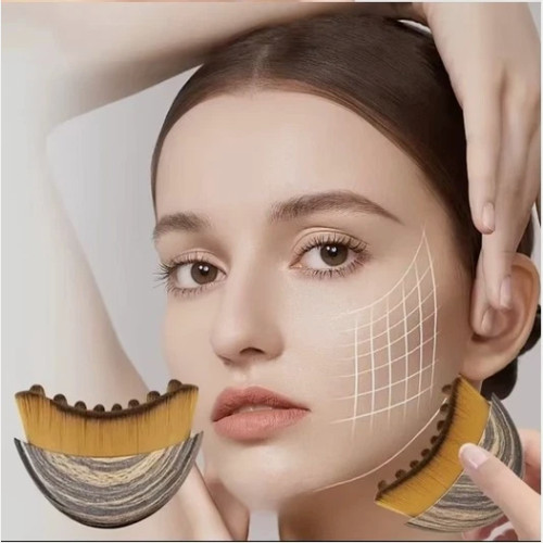 Portable facial dry brush soft - brush,