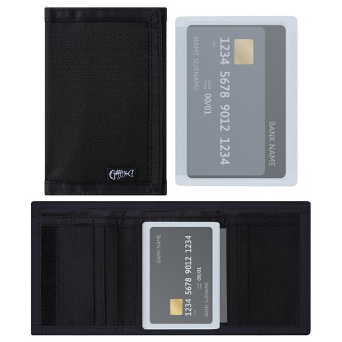 Men nylon trifold wallet - nylon,