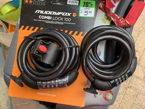 Muddyfox combi lock 100 - muddyfox, cable