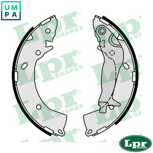 Brake shoe set - 08670, for