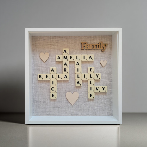 Handmade scrabble picture - handmade,