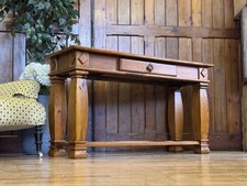 Rustic Distressed Pine Console