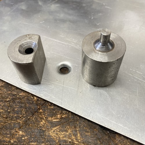 Fly press dimple die 4 - fly, 1/4”