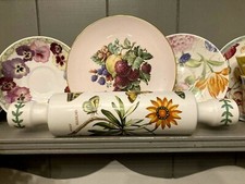 Vintage Portmeirion Pottery African Daisy Rolling Pin Excellent condition