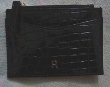 Ladies wallet croc card holder - card,