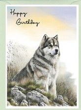 Alaskan Malamute Dog (4" x 6")