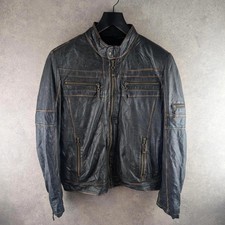 Belstaff Vintage Jacket Mens Medium Leather Brown