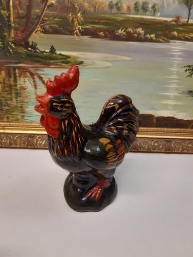 Vintage rooster terracotta - vintage,