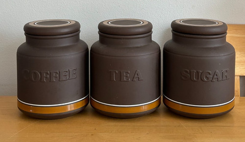 Hornsea pottery contour brown - contour,