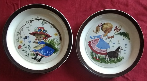 Nursery rhyme plates - nursery,