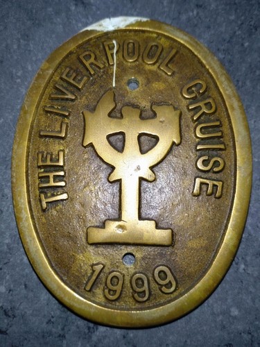 Brass plague sign - plate,