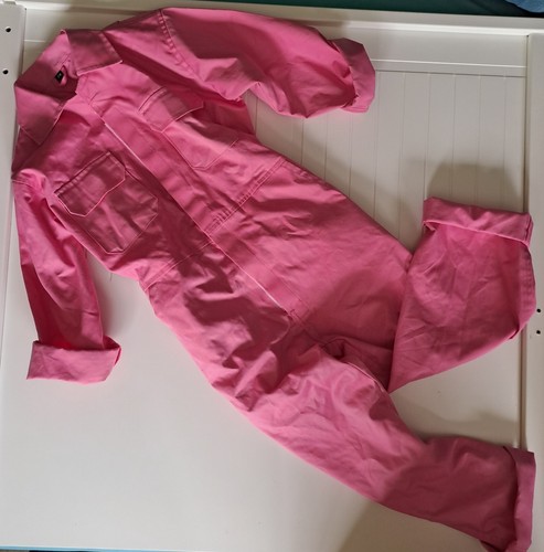 Kids pink boiler suit overalls
