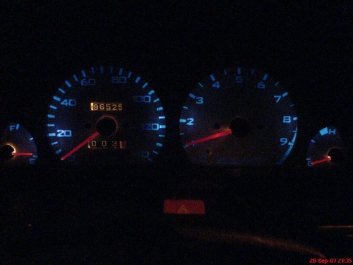 Red led dash - red, light