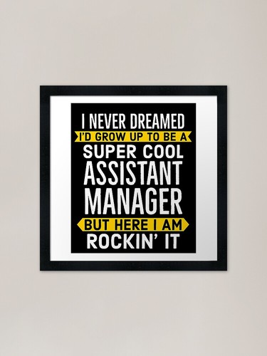 Super cool assistant manager - cool,