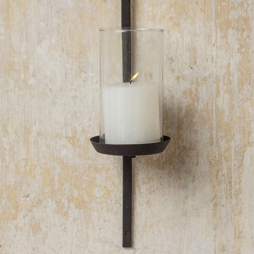 Wall hung pillar candle - wall,
