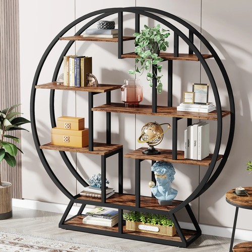 Industrial round bookshelf - industrial,