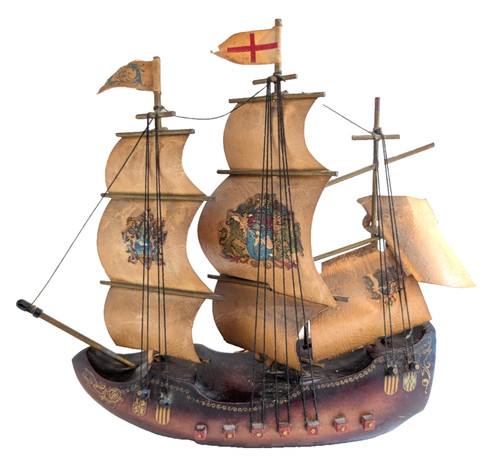 Vintage wooden mayflower - vintage,