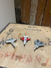 Set Of 3 Die Cast Toy Fighter