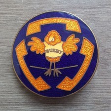 Vintage Buzby Enamel Pin Badge GPO Telecommunications Advertising