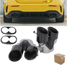 2x EXHAUST TIPS For Mercedes A