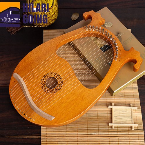 Strings lyre harp mahogany - 16,