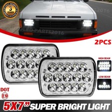2PCS 7x6" LED Headlights Hi-Lo