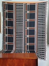 Rare Barbara Brown 'Facade' Heals 60s Fabric Mid Century Modern retro vintage