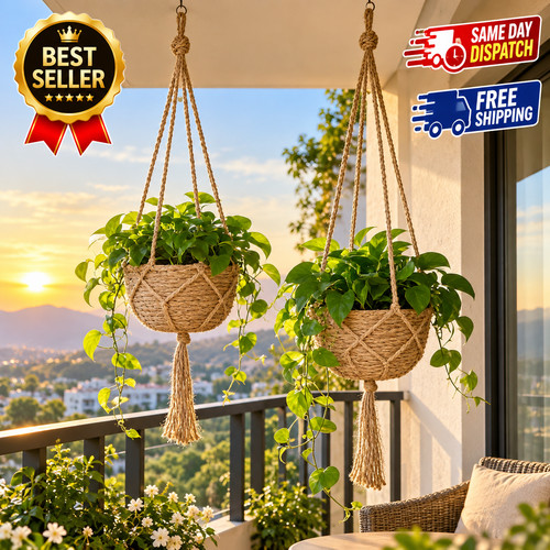 Macrame plant hanger garden - plant,