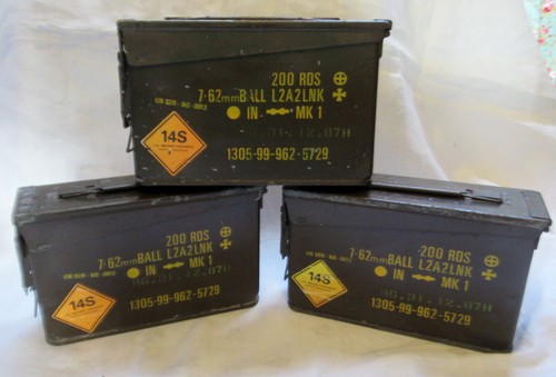 Vintage brown army steel - x,