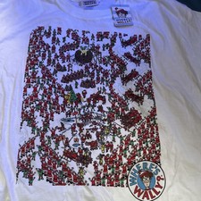 Men’s Where’s Wally Christmas T-shirt Size 2 XL Brand New with Tags