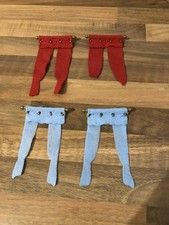 playmobil victorian mansion 5300 red and blue curtains spares / parts