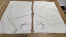 X2 Vintage  white Embroidered