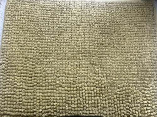 Yellow chenille bobble - chenille,
