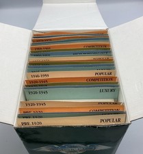 Classic Car Collectors Club Boxed Set Of Vehicle Information Cards.