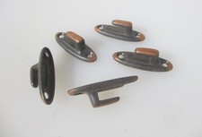 Antique brass door latch keep - latch,