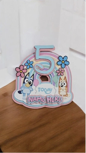 Bluey bingo family cake - bluey,